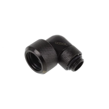 Купити Фітінг Alphacool Eiszapfen 16mm HardTube compression fitting 90° rotatable G1/4 - knurled - deep bla - фото 2
