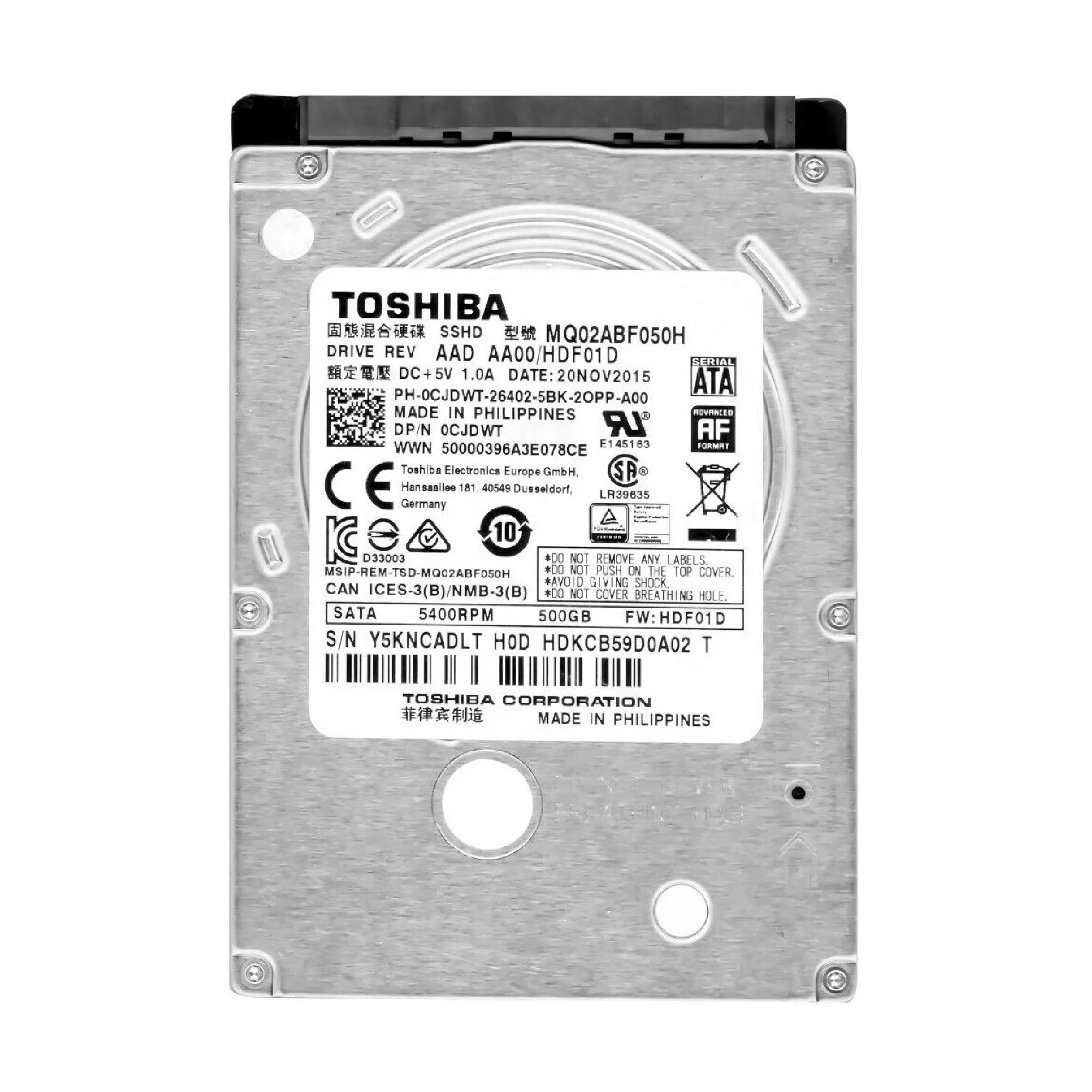 Купить Жесткий диск Western Digital 500Gb 5400rpm 64MB 2.5' SATA III (MQ02ABF050H_) - фото 1