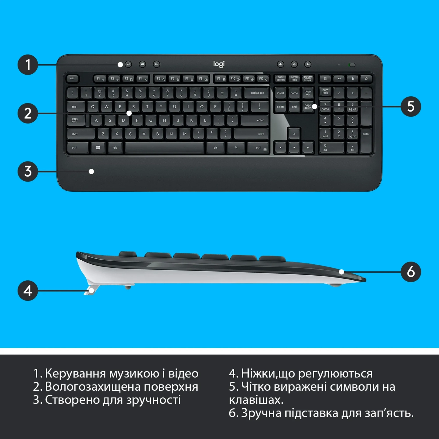 Купити Комплект клавіатура та миша Logitech Signature MK650 Combo for Business - фото 11