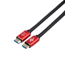 Купить Кабель ATcom HDMI-HDMI Red/Gold, пакет, 4К, ver 2.0, 1m - фото 2