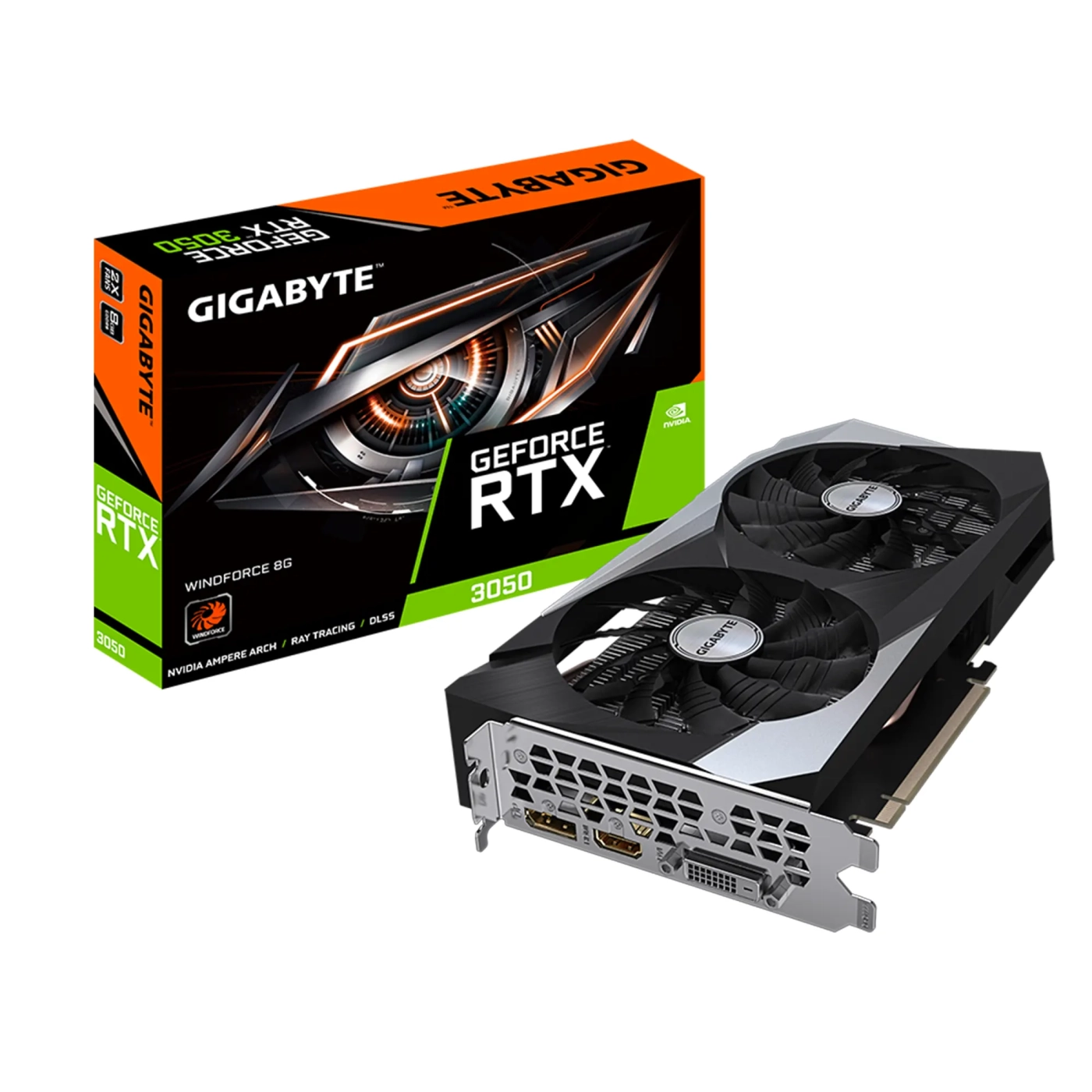 Купить Видеокарта GIGABYTE GeForce RTX 3050 WINDFORCE 8G - фото 7