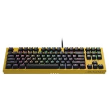 Купить Клавиатура HATOR Skyfall TKL PRO USB Yellow - фото 2