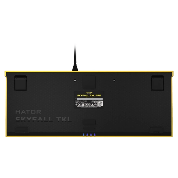 Купить Клавиатура HATOR Skyfall TKL PRO USB Yellow - фото 5