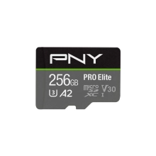 Купить Карта памяти PNY MicroSD 256GB C10 UHS-I Card PRO Elite XC (P-SDU256V32100PRO-GE) - фото 1
