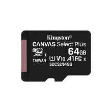 Купить Карта памяти Kingston Canvas Select Plus 64GB microSDHC Class 10 UHS-I V10 A1 - фото 1