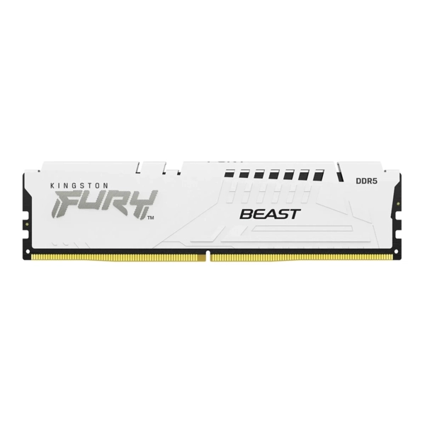 Купить Модуль памяти Kingston FURY Beast White DDR5-6000 32GB (2x16GB) AMD EXPO CL36-38-38 1.25V - фото 3