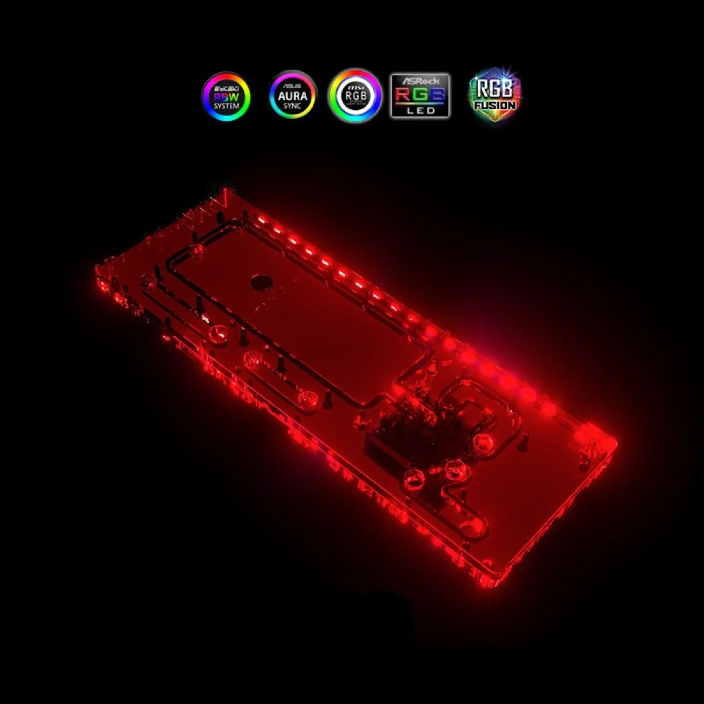 Купить Водоблок BYKSKI RGV-AS-GT502-P ASUS TUF GT502 DDC Pump D-RGB - фото 3