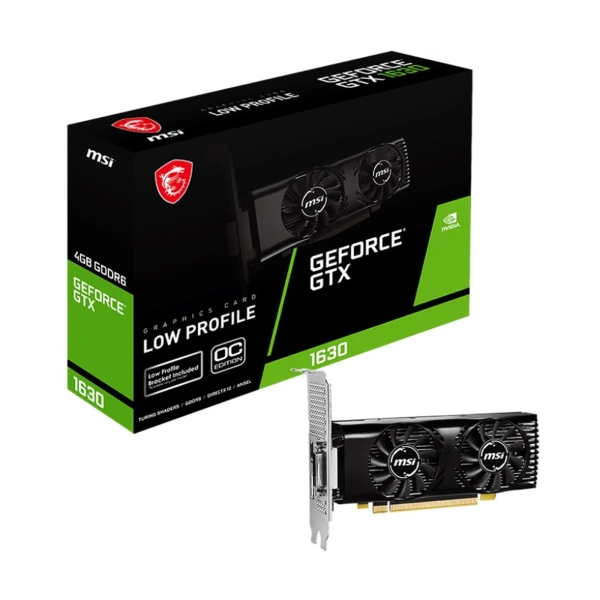 Купить Видеокарта MSI GeForce GTX 1630 4GT LP OC - фото 5
