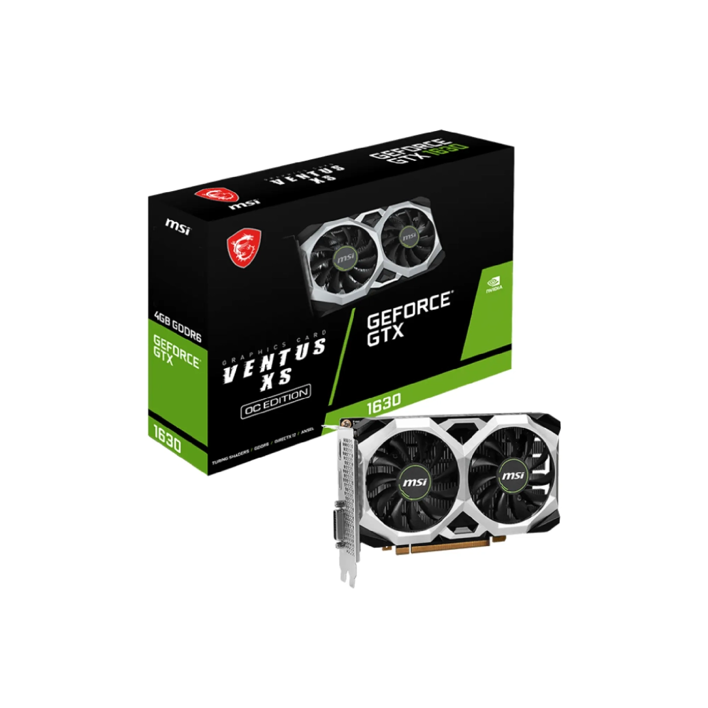 Купить Видеокарта MSI GeForce GTX 1630 VENTUS XS 4G OC - фото 5