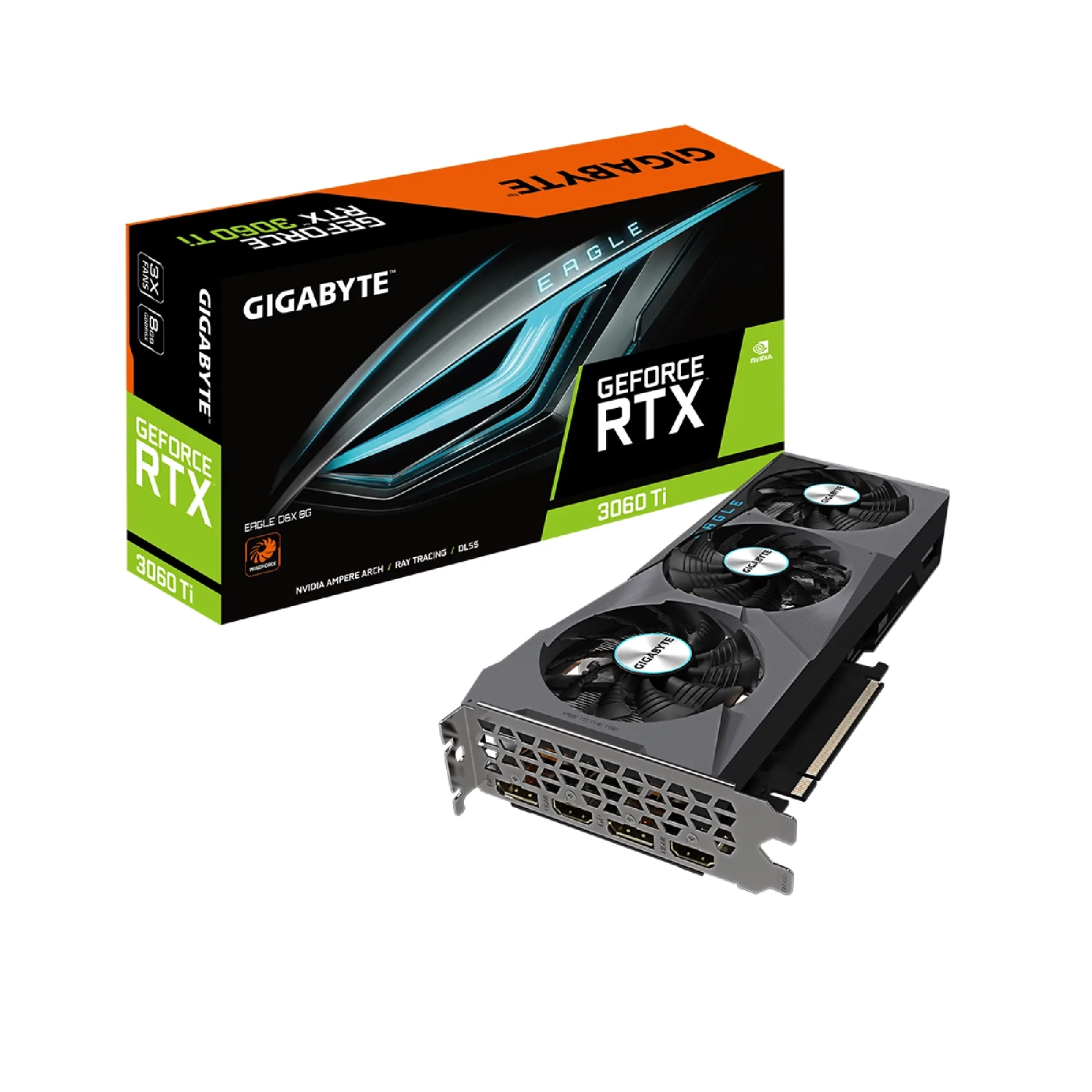 Купить Видеокарта GIGABYTE GeForce RTX 3060 Ti EAGLE D6X 8G - фото 9