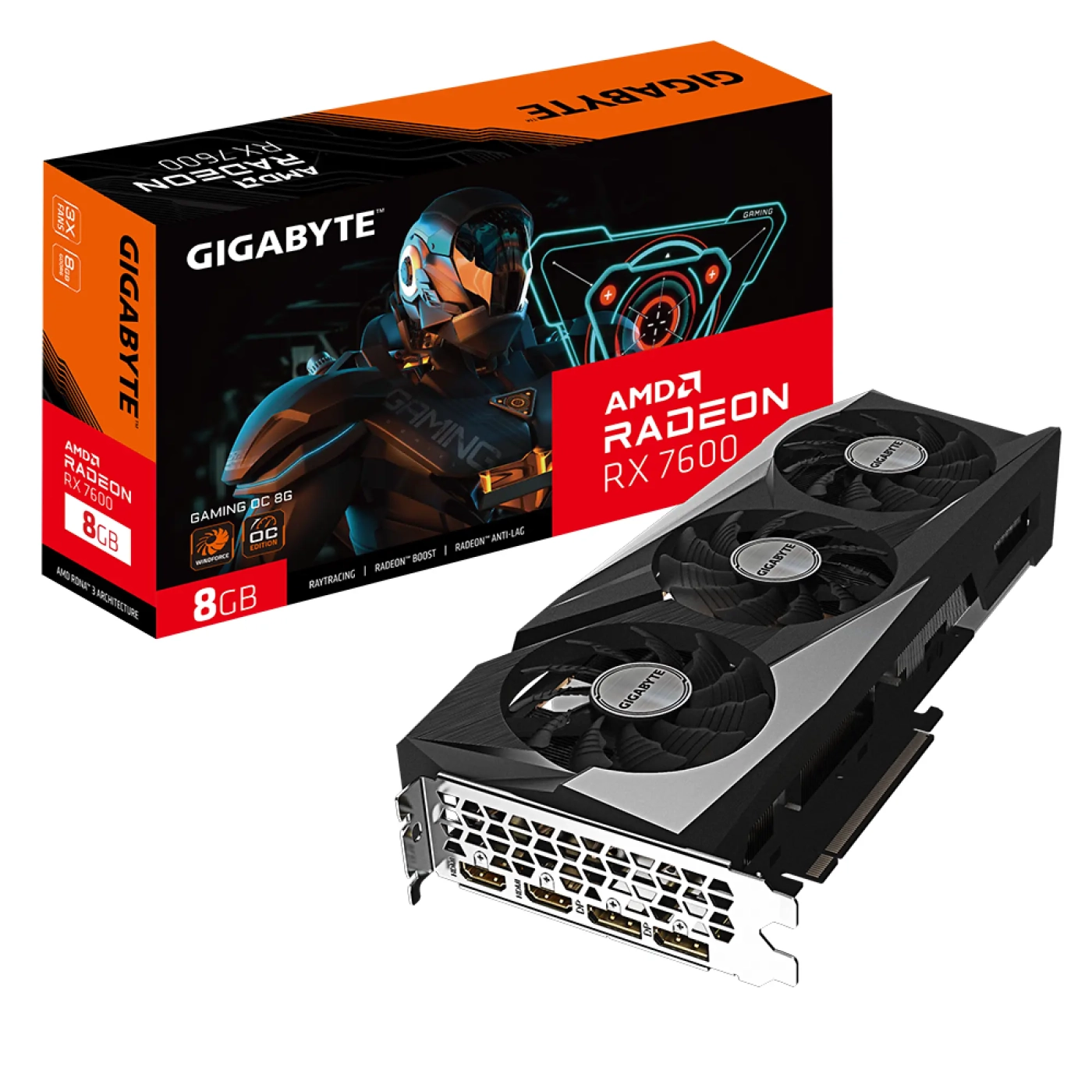 Купити Відеокарта GIGABYTE Radeon RX 7600 GAMING OC 8G - фото 8