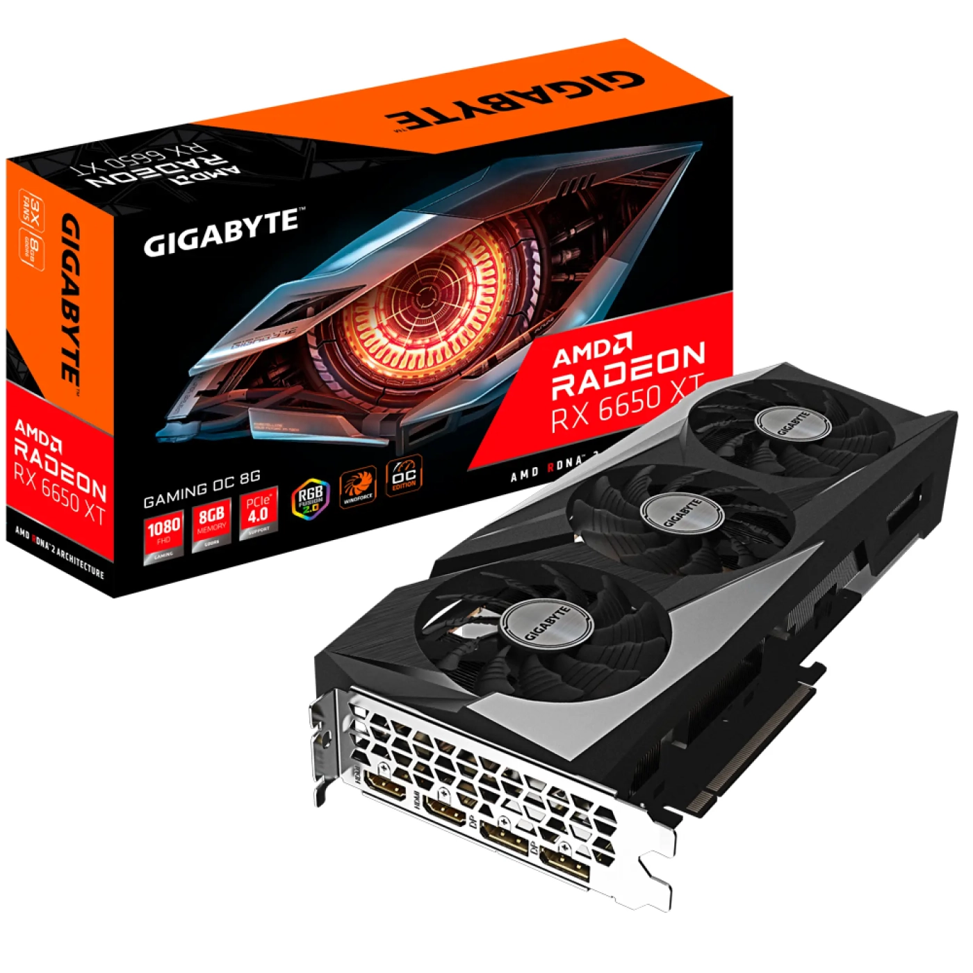 Купить Видеокарта GIGABYTE Radeon RX 6650 XT GAMING OC 8GB - фото 8