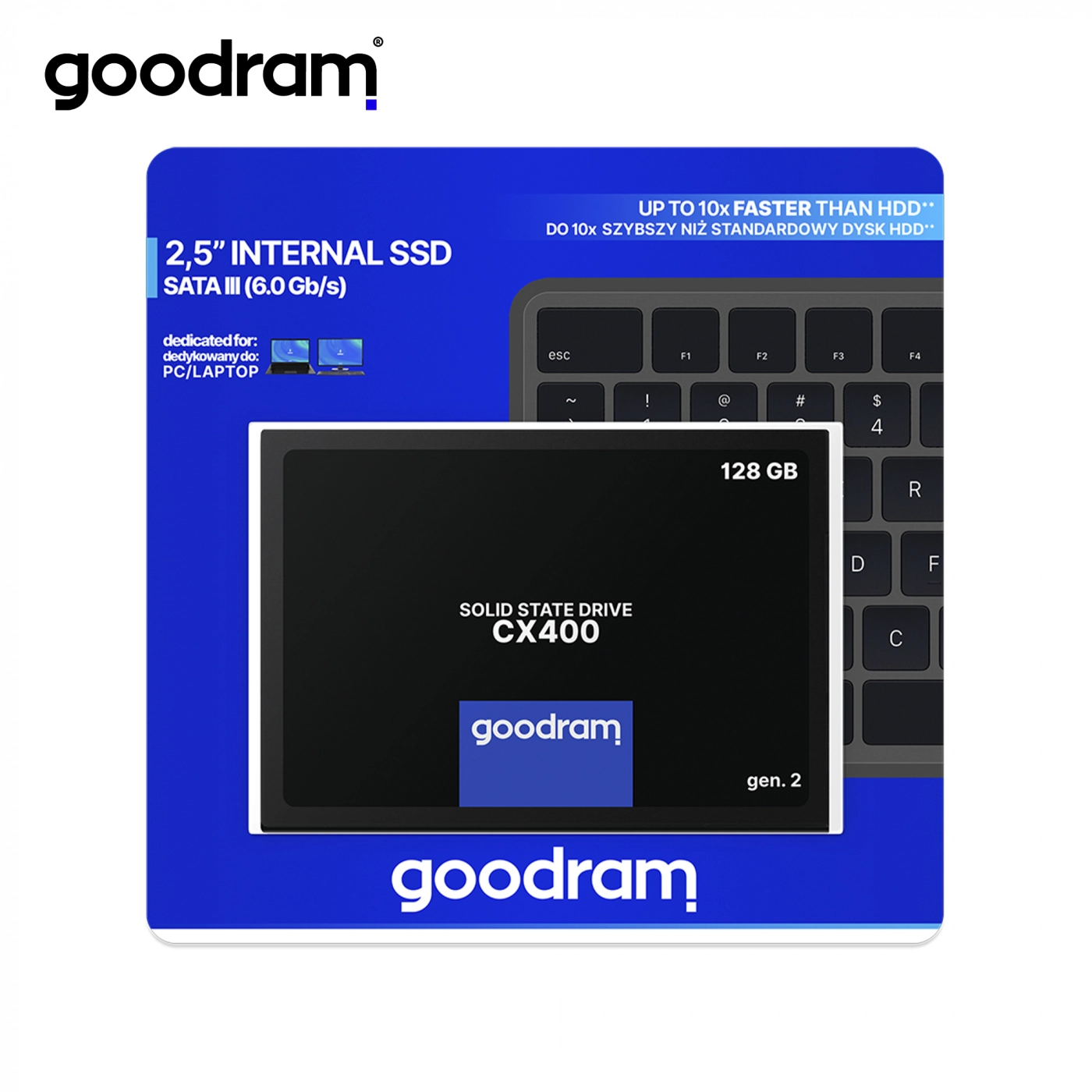Купить SSD GOODRAM CX400 128GB 2,5' SATA III Bulk (SSDPB-CX400-128-G2) - фото 3