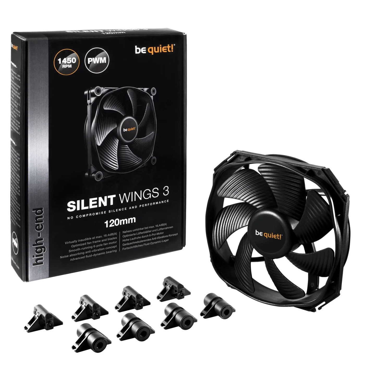 Купити Вентилятор be quiet! Silent Wings 3 120mm PWM - фото 4