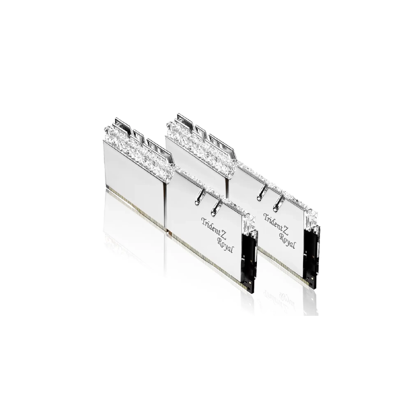 Купить Модуль памяти G.Skill Trident Z Royal Silver DDR4-3600 64GB (2x32GB) CL18-22-22-42 1.35V - фото 4