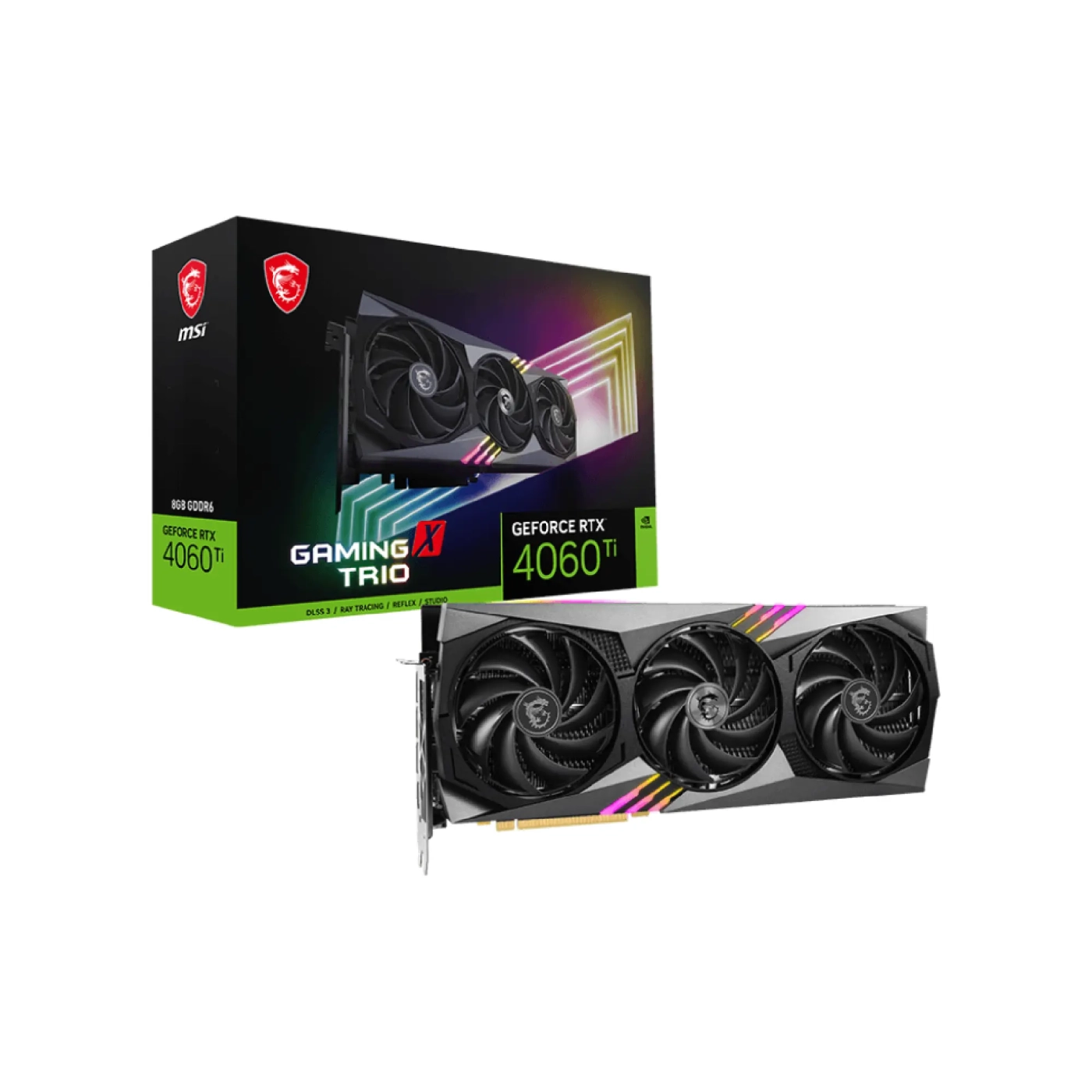 Купить Видеокарта MSI GeForce RTX 4060 Ti GAMING X TRIO 8G - фото 6