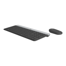 Купить Комплект клавиатура и мышка Logitech MK470 Slim Wireless UA Graphite - фото 3