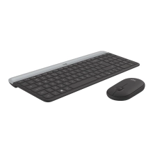 Купить Комплект клавиатура и мышка Logitech MK470 Slim Wireless UA Graphite - фото 5