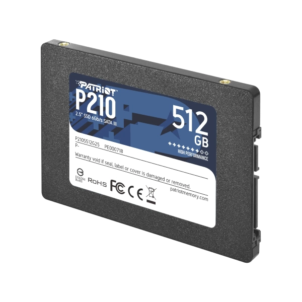 Купить SSD PATRIOT P210 512GB 2.5" SATAIII TLC - фото 2
