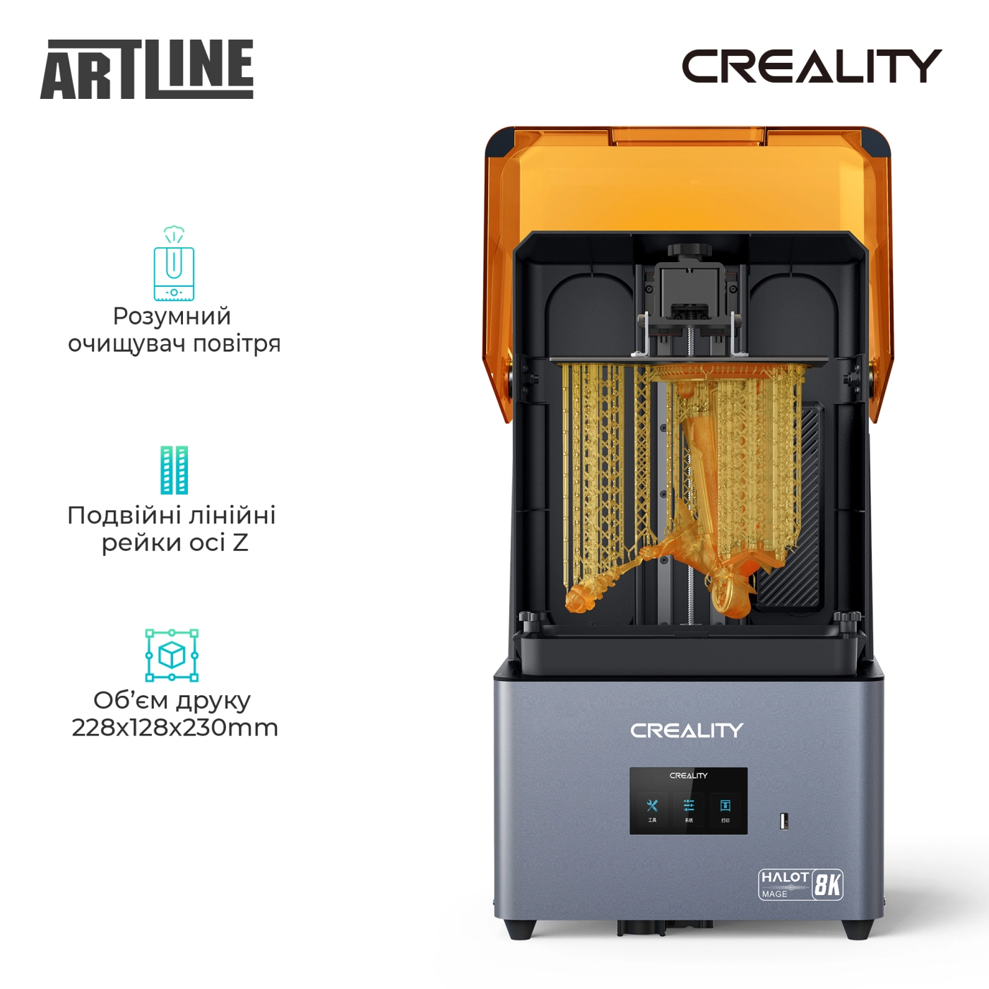 Купити 3D-принтер Creality Halot-Mage 8K - фото 3
