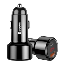 Купить Автомобильное зарядное устройство Baseus Magic (2USB, 6A) QC3.0 Black - фото 1