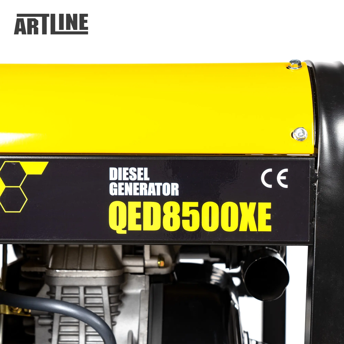 Купити Генератор дизельний Qube QFED8500XE 1-phase, 6.0 kW  6.5kW, 230V,12.5L, Ел. Cтарт - фото 11