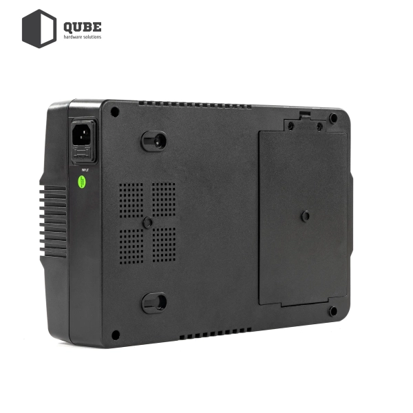 Купити ДБЖ (UPS) лінійно-інтерактивний Qube AIO 650, 650VA/360W, LCD, 6 x Schuko, RJ-45, USB - фото 7