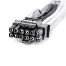 Купити Кабель-подовжувач для блоку живлення QUBE 12+4P VGA Black-White - фото 3