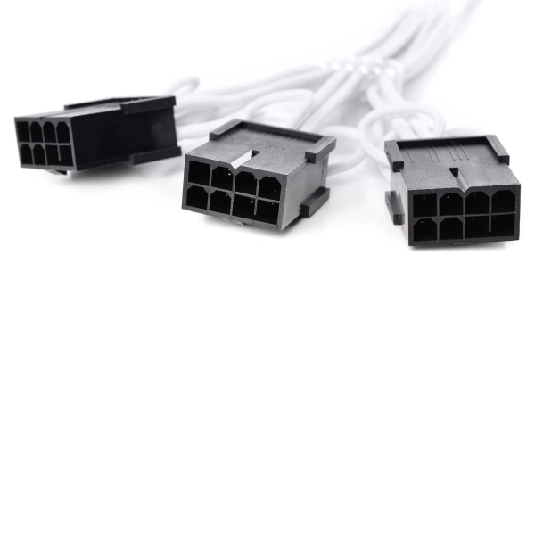 Купить Кабель-удлинитель для блока питания QUBE 12+4P VGA White - фото 3