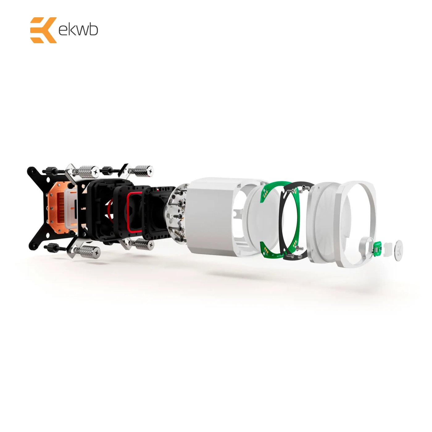 Купить СВО EKWB EK-Nucleus AIO CR360 Lux D-RGB - White - фото 6