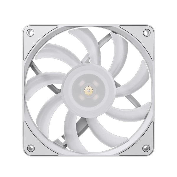 Купить Вентилятор JONSBO HF1215 White ARGB (120mm, 700-1800RPM, 29.7dB, 4pin+LED 3pin) - фото 1