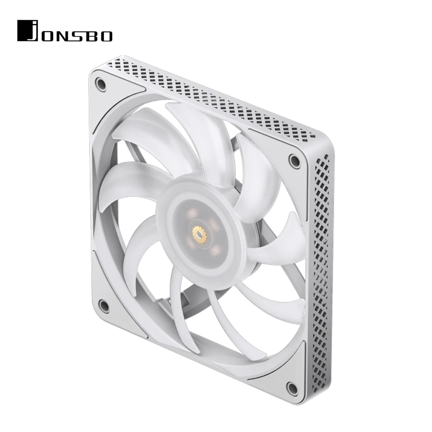 Купить Вентилятор JONSBO HF1215 White ARGB (120mm, 700-1800RPM, 29.7dB, 4pin+LED 3pin) - фото 5