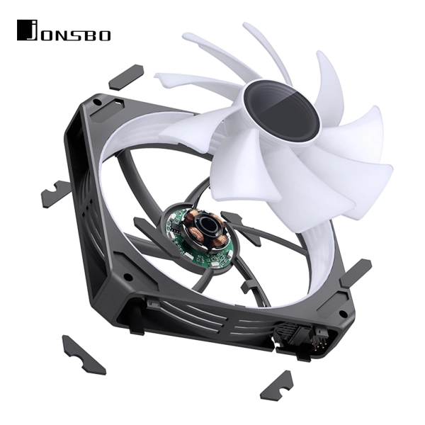 Купити Вентилятор JONSBO ZG-120B (3in1) Black (120mm, 500-1500RPM, 29.2dB, 4pin) - фото 4