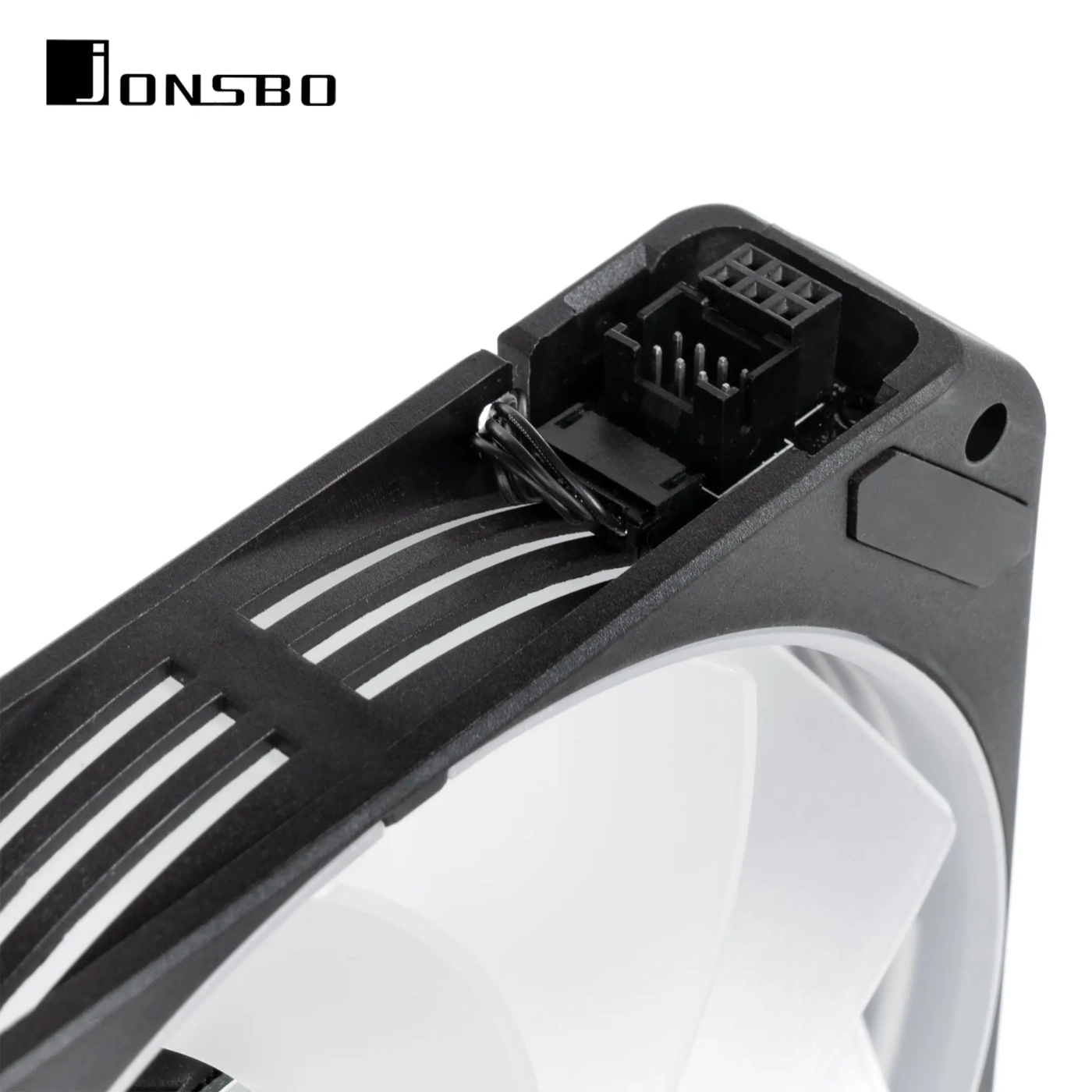 Купити Вентилятор JONSBO ZG-120BR (3in1) Black (120mm, 500-1500RPM, 36.8dB, 4pin) - фото 2