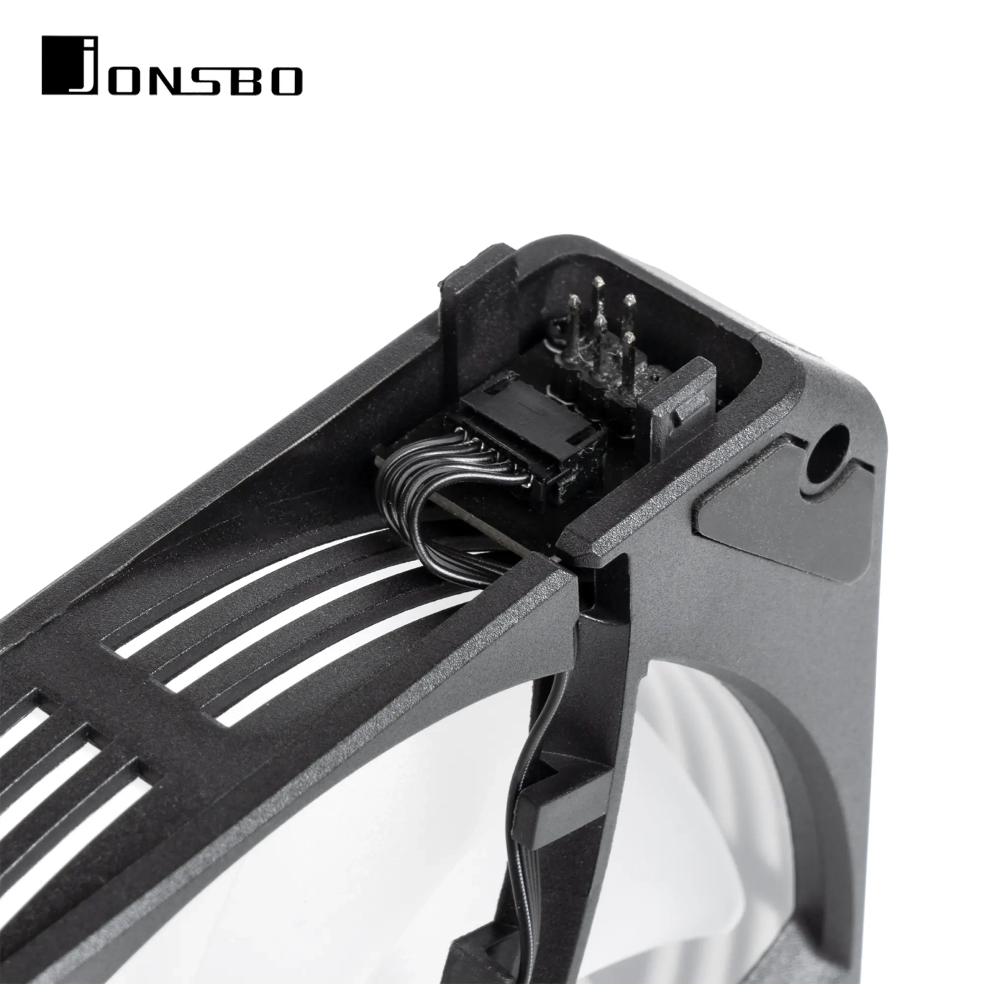 Купить Вентилятор JONSBO ZG-120BR (3in1) Black (120mm, 500-1500RPM, 36.8dB, 4pin) - фото 3