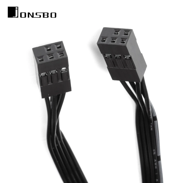 Купити Вентилятор JONSBO ZG-120BR (3in1) Black (120mm, 500-1500RPM, 36.8dB, 4pin) - фото 5
