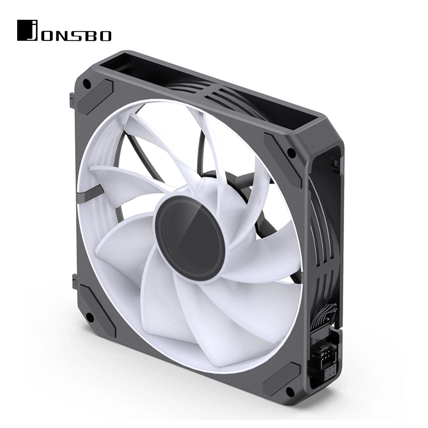 Купить Вентилятор JONSBO ZG-120BR (3in1) Black (120mm, 500-1500RPM, 36.8dB, 4pin) - фото 5