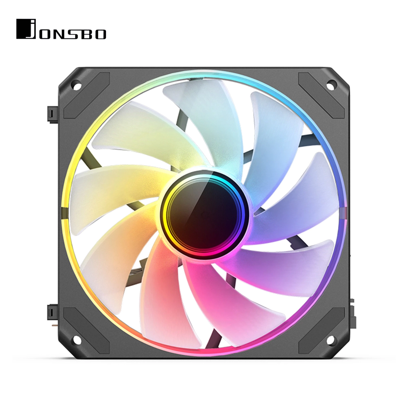 Купити Вентилятор JONSBO ZG-120BR (3in1) Black (120mm, 500-1500RPM, 36.8dB, 4pin) - фото 6