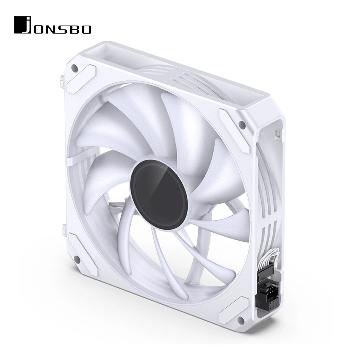 Купити Вентилятор JONSBO ZG-120W (3in1) White (120mm, 500-1500RPM, 29.2dB, 4pin) - фото 5