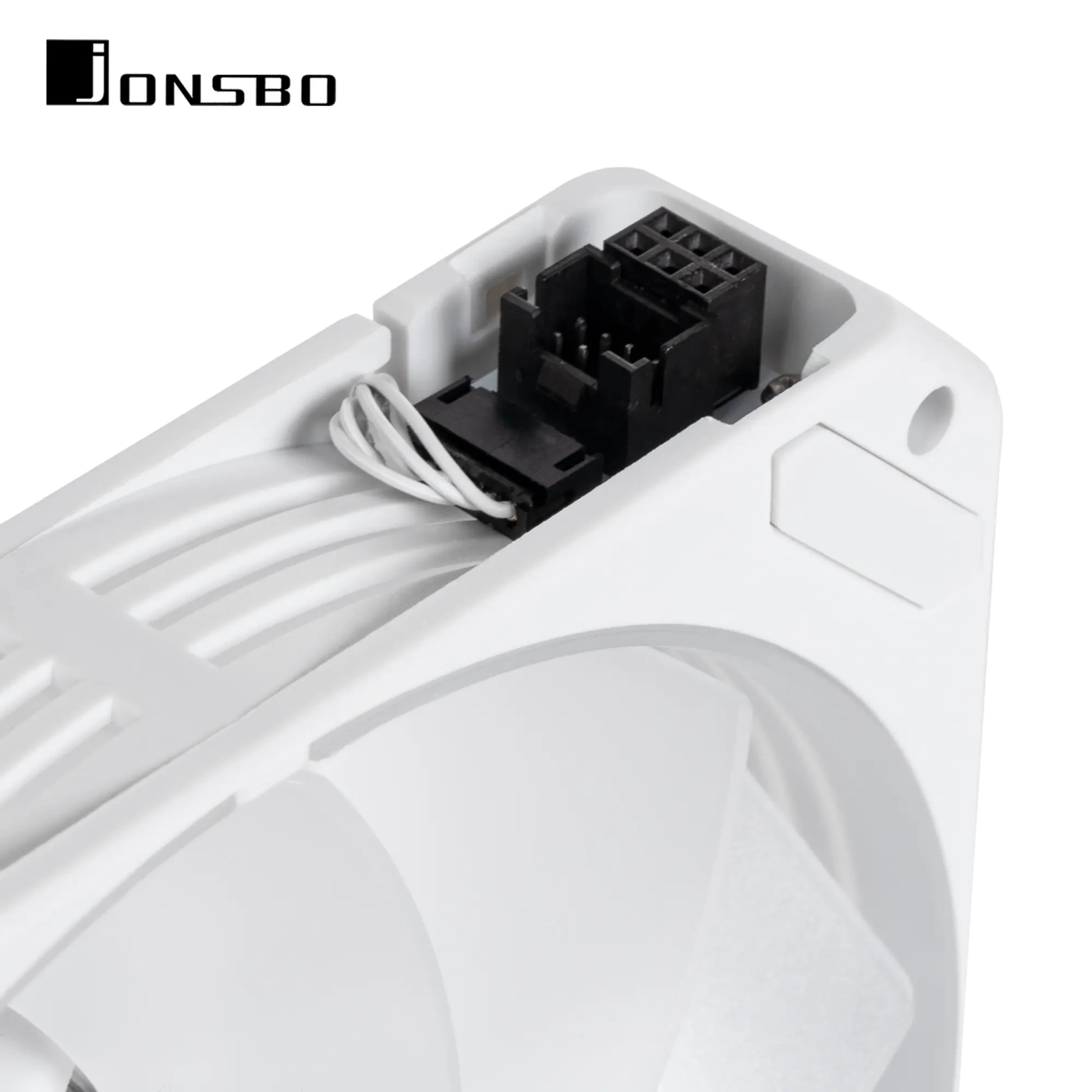 Купить Вентилятор JONSBO ZG-120WR (3in1) White (120mm, 500-1500RPM, 36.8dB, 4pin) - фото 2