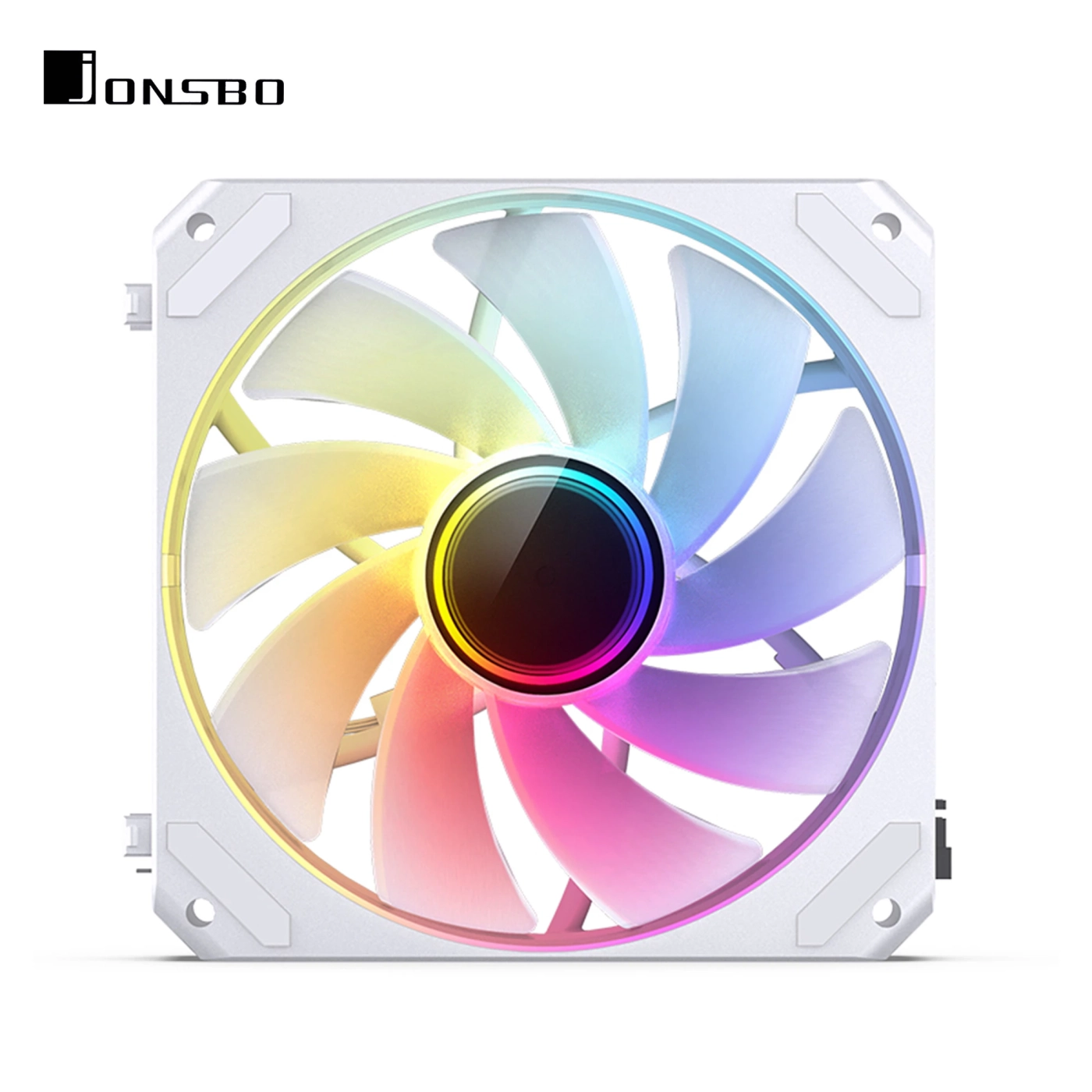 Купить Вентилятор JONSBO ZG-120WR (3in1) White (120mm, 500-1500RPM, 36.8dB, 4pin) - фото 6