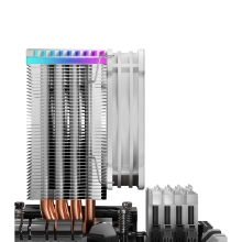 Купити Процесорний кулер JONSBO CR-1400 White (92mm/LGA115X/1200/1700, AMD AM4/AM5/4 тепл. трубки) - фото 13