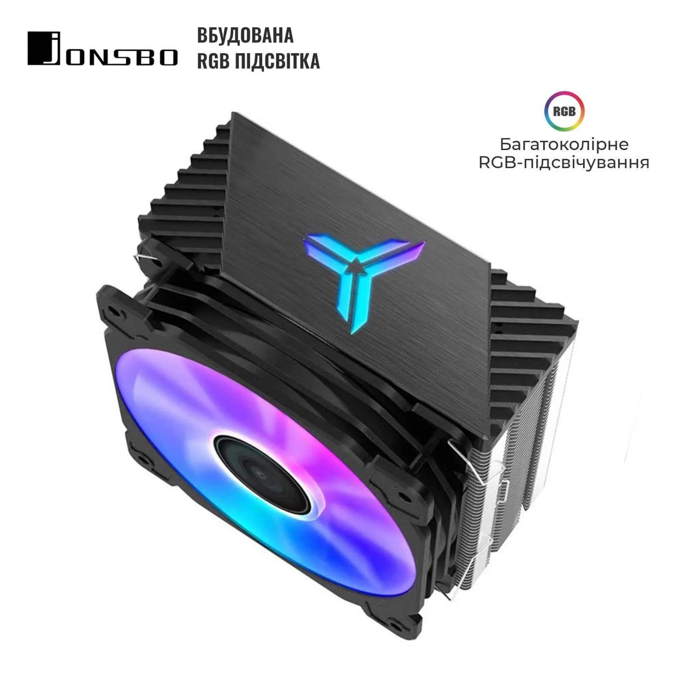 Купить Процессорный кулер JONSBO CR-1000 (120mm/4pin/1800RPM/37.2Dba/4 тепл. трубки) - фото 5