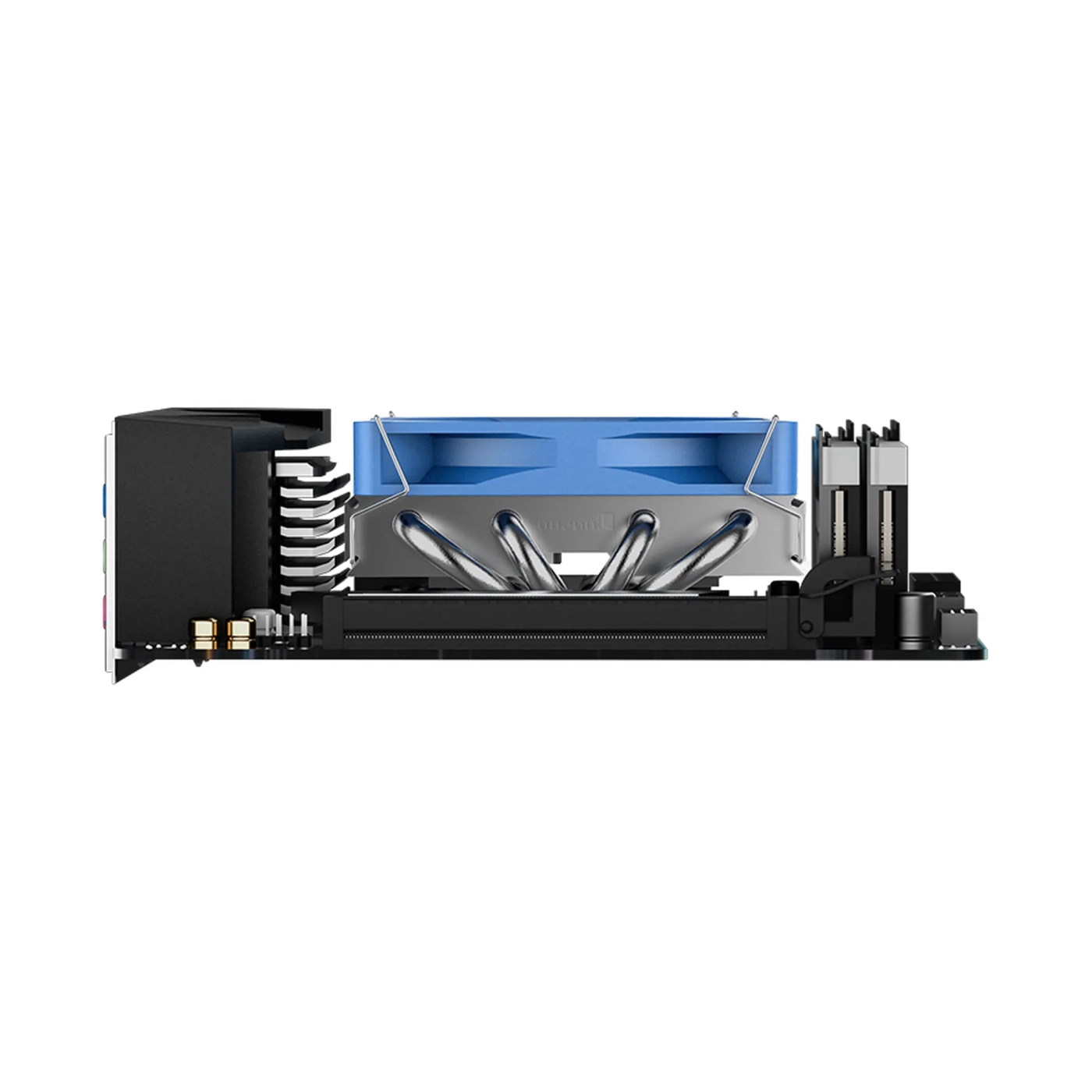 Купить Процессорный кулер JONSBO HP400S Blue (92mm/LGA115X/1200/1700, AMD AM4/AM5/4 тепл. трубки) - фото 9