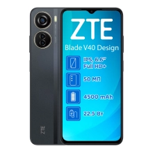 Купить Смартфон ZTE V40 Design 4/128GB Black - фото 1