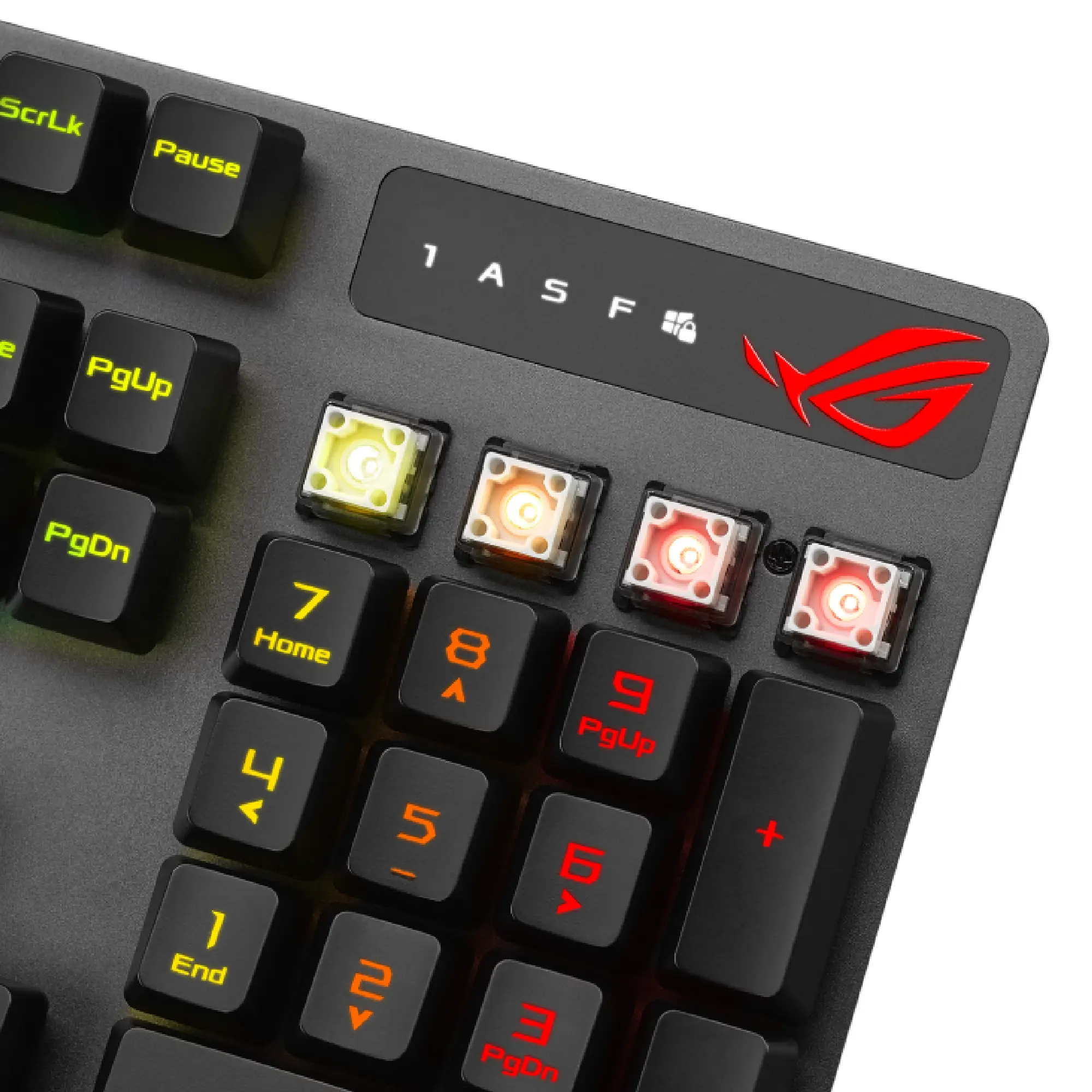 Купити Клавіатура ASUS ROG Strix Scope RX Red USB UA Black - фото 6