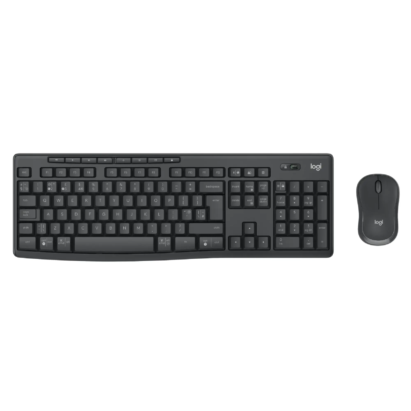 Купити Комплект клавіатура та мишка Logitech MK370 Graphite - фото 1