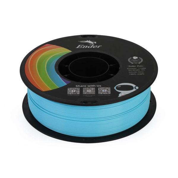 Купити PLA+ Filament (пластик) для 3D принтера CREALITY 1кг, 1.75мм, синій - фото 4