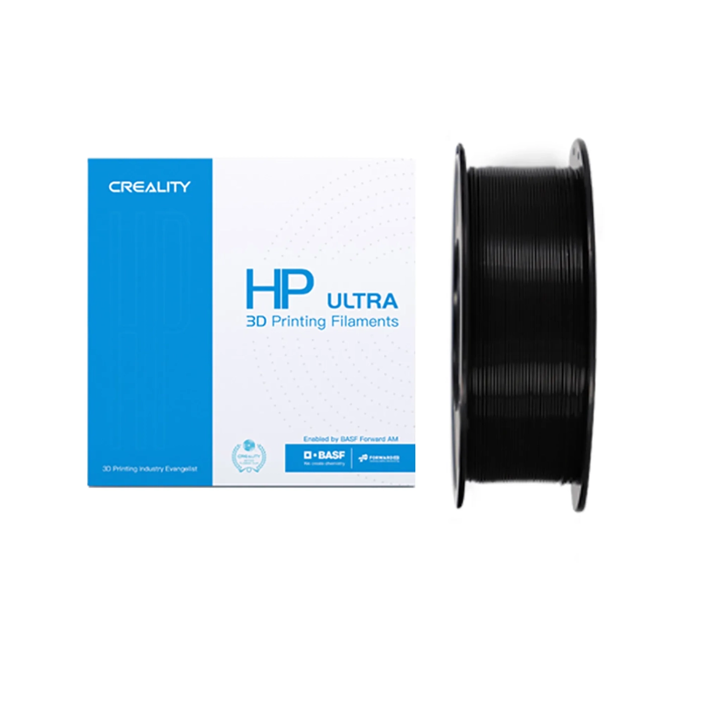 Купить HP ULTRA PLA Filament (пластик) для 3D принтера CREALITY 1кг, 1.75мм, черный - фото 1