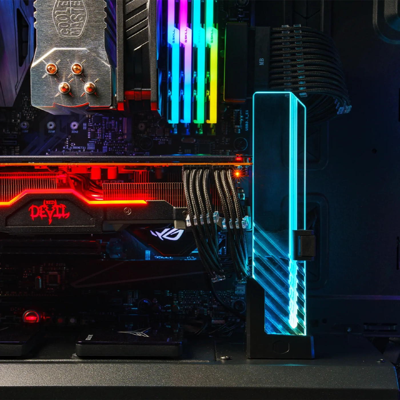 Купить Держатель видеокарты Cooler Master ARGB GPU Support Bracket - фото 9